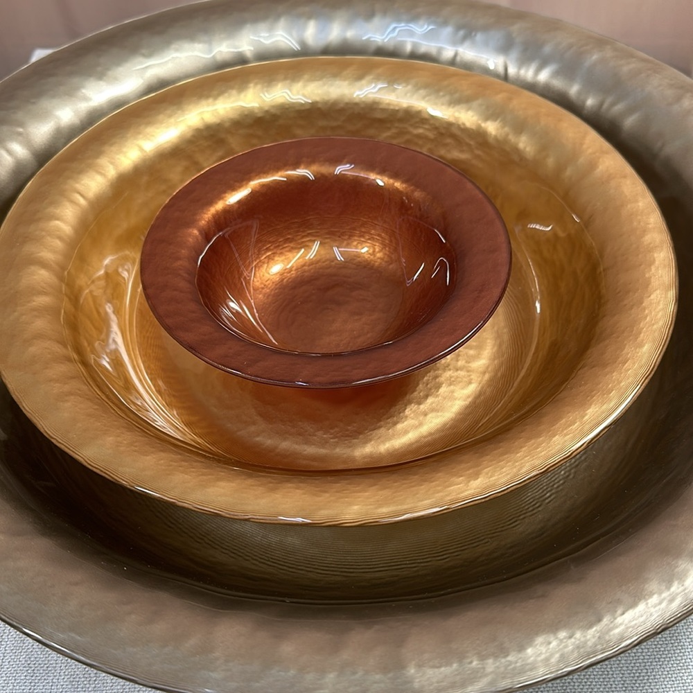 SL@H Luminous Metallic Copper Bowl